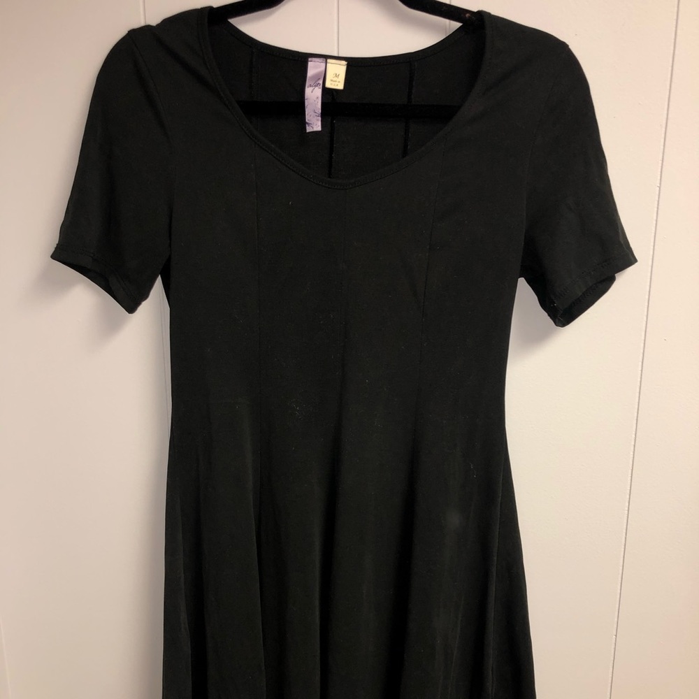 Black flowy dress